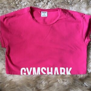 Gymshark Pink Cropped Tee